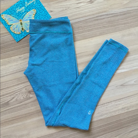 🍋 Reversible Rhythmic tights Size 14 kids/4 Adults - Picture 3 of 9